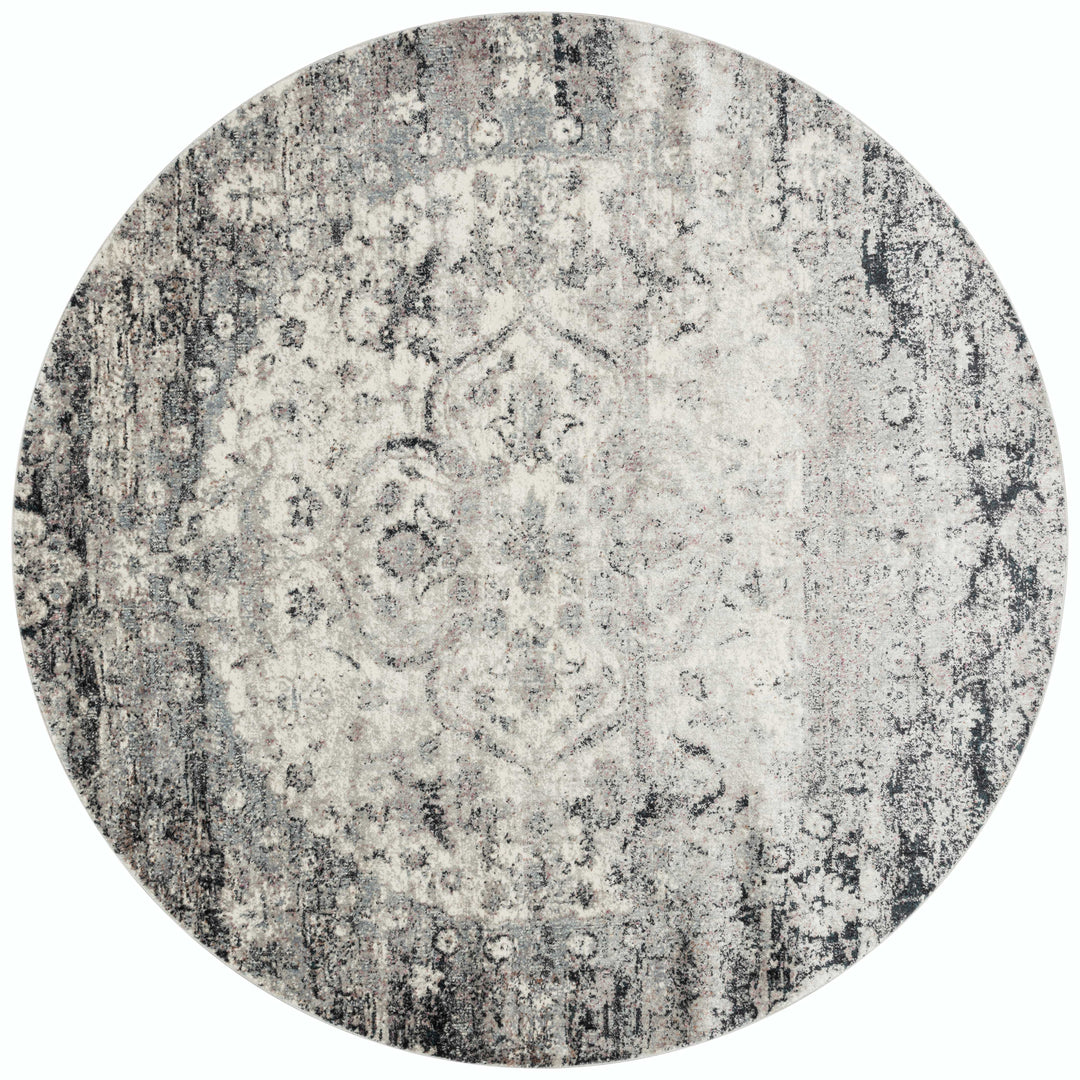 Loloi Anastasia Ink / Ivory 3'-7" x 5'-7" Accent Rug