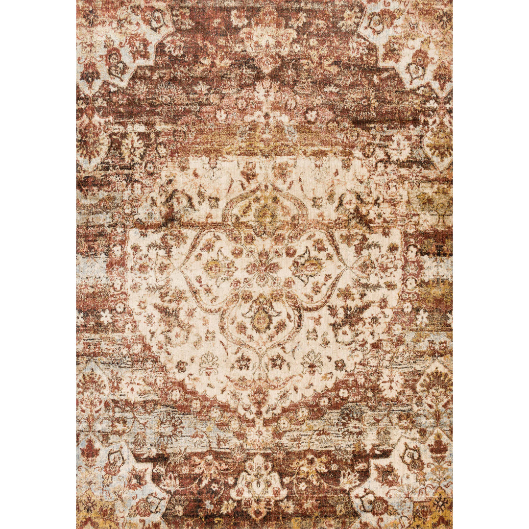 Loloi Anastasia Rust / Ivory 9'-6" x 13' Area Rug