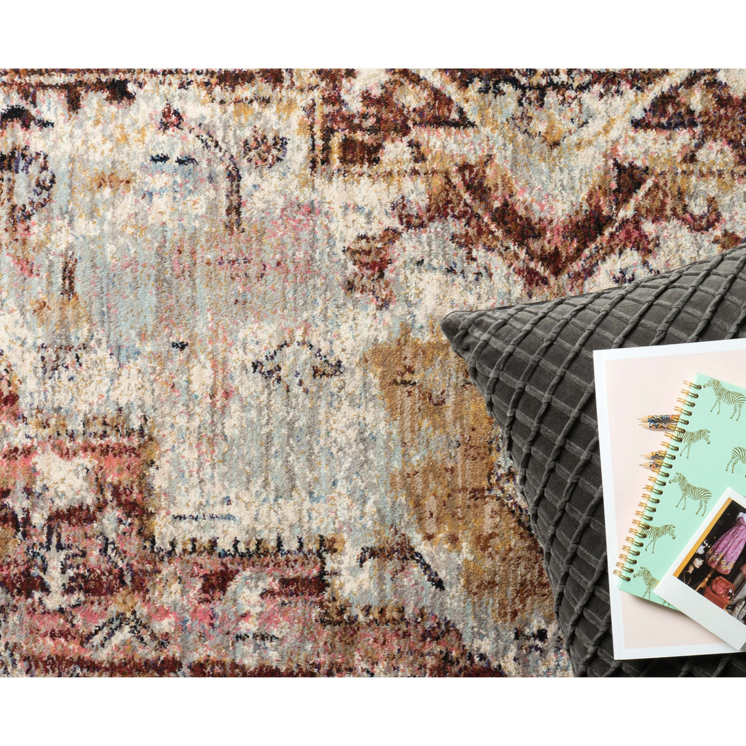 Loloi Anastasia Slate / Multi 2'-7" x 12'-0" Runner Rug