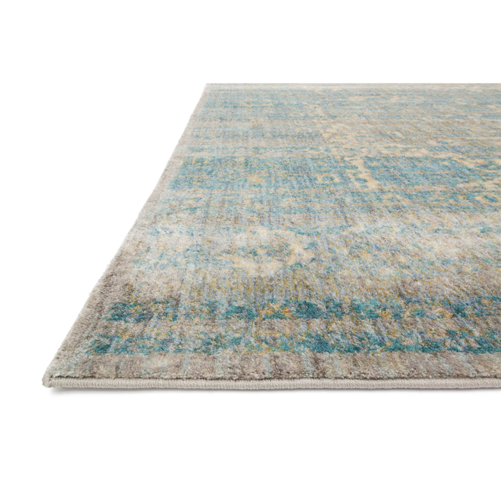 Loloi Anastasia Lt. Blue / Mist 5'-3" x 5'-3" Round Area Rug