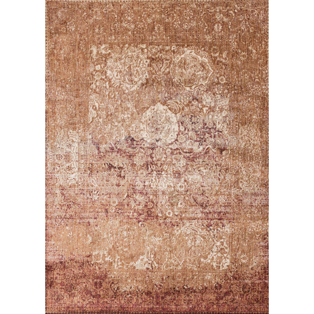 Loloi Anastasia Copper / Ivory 3'-7" x 5'-7" Accent Rug