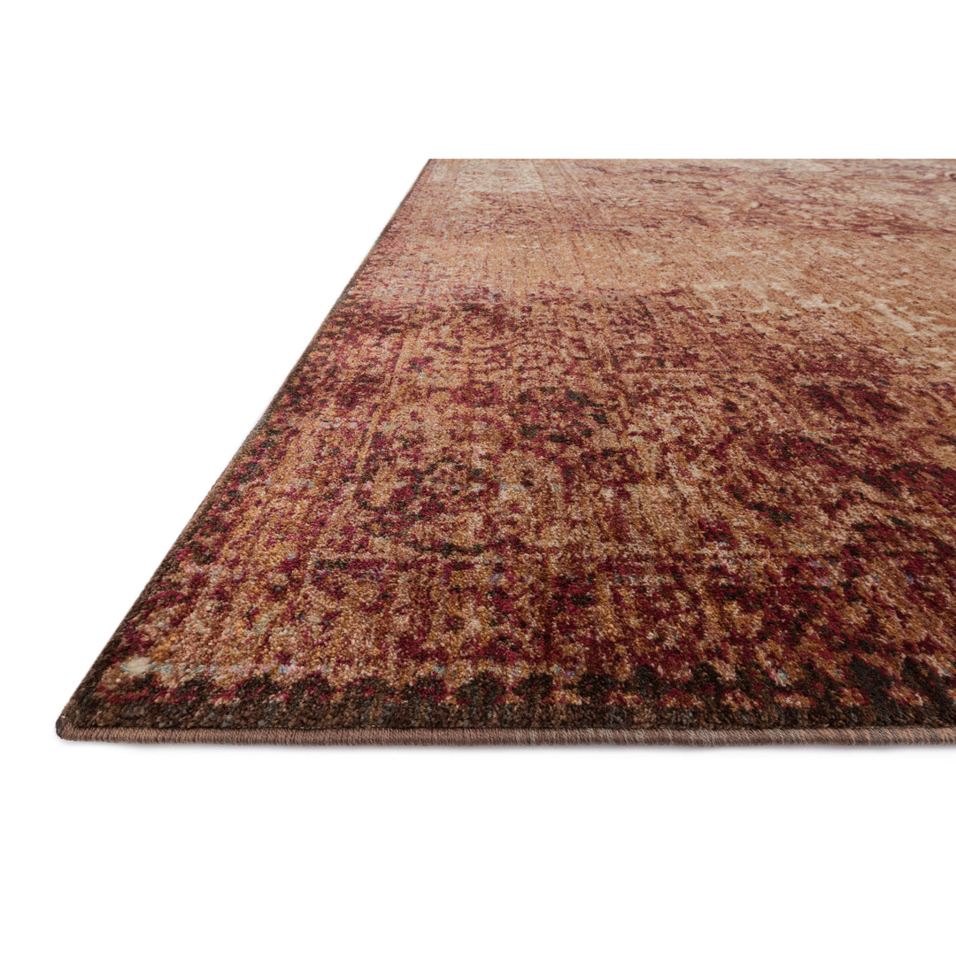 Loloi Anastasia Copper / Ivory 3'-7" x 5'-7" Accent Rug