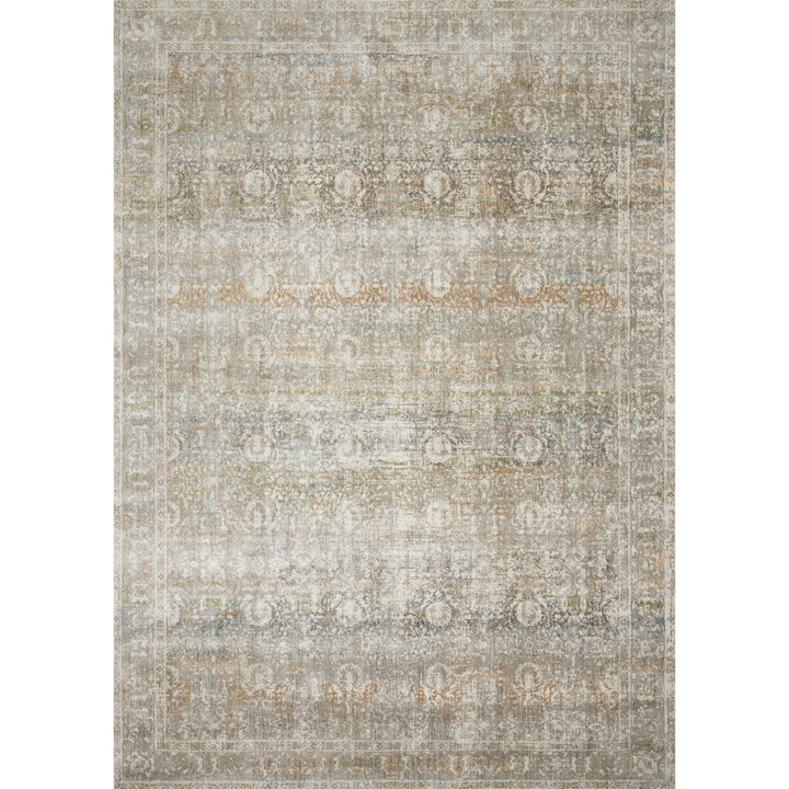 Loloi Anastasia Grey / Multi 9'-6" x 9'-6" Round Area Rug