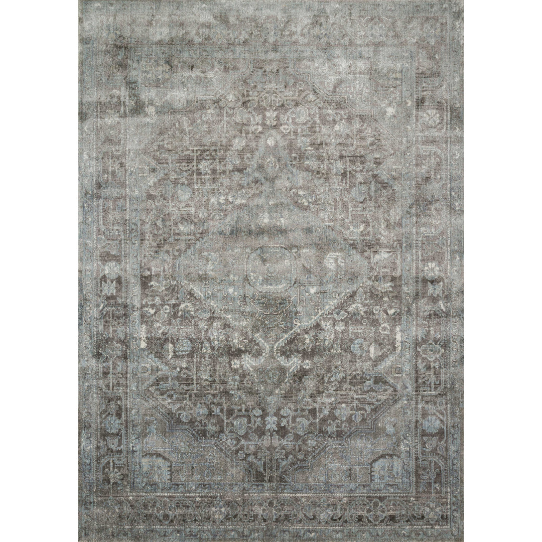 Loloi Anastasia Stone / Blue 18" x 18" Sample Rug