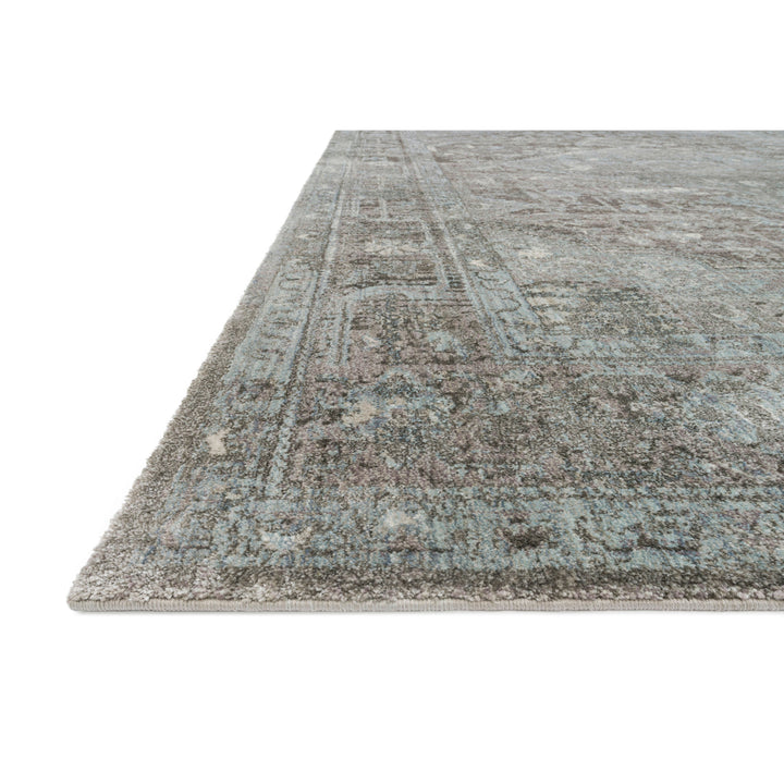 Loloi Anastasia Stone / Blue 18" x 18" Sample Rug