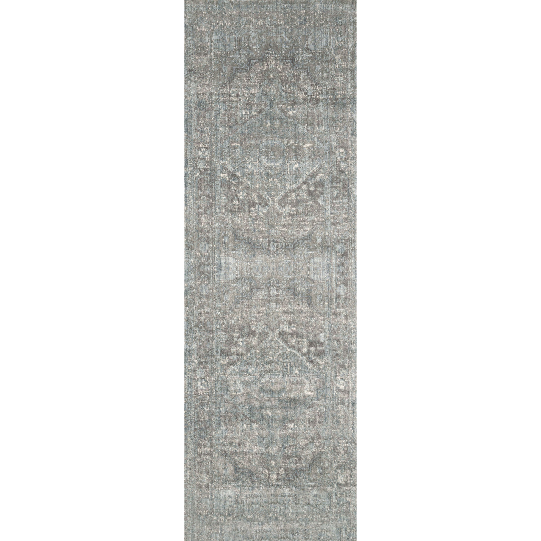 Loloi Anastasia Stone / Blue 18" x 18" Sample Rug