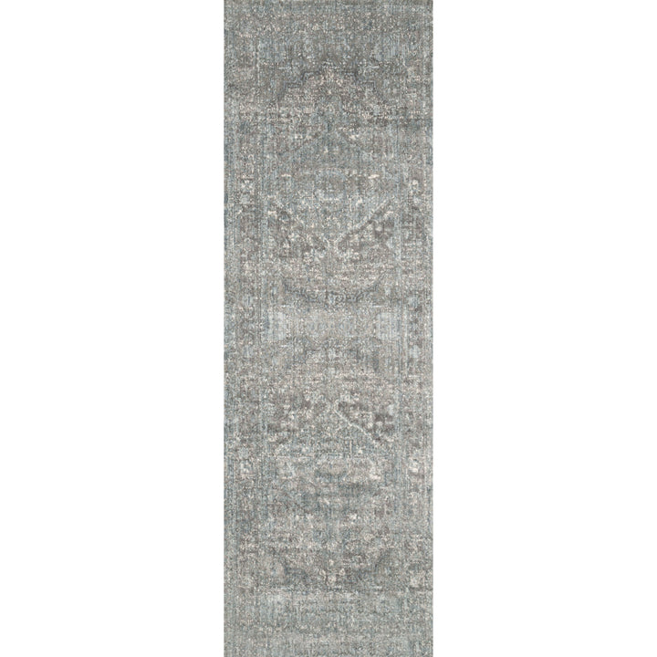 Loloi Anastasia Stone / Blue 18" x 18" Sample Rug