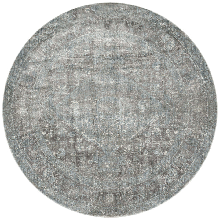 Loloi Anastasia Stone / Blue 5'-3" x 7'-8" Area Rug