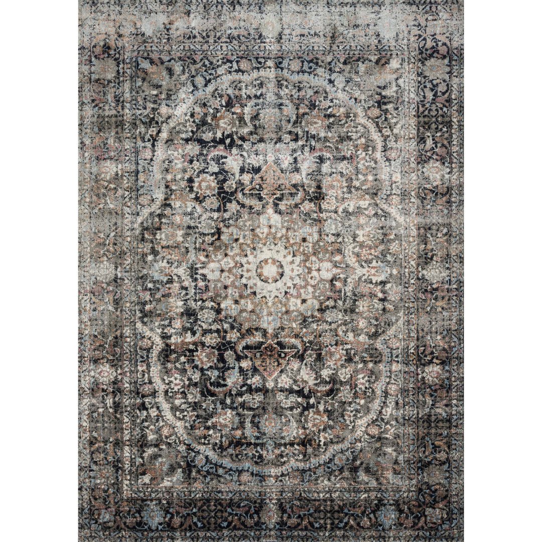 Loloi Anastasia Charcoal / Sunset 6'-7" x 9'-2" Area Rug