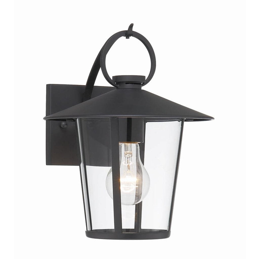 Andover 1 Light Outdoor Wall Mount-Crystorama Lighting Company-CRYSTO-AND-9201-CL-MK-Wall Lighting-1-France and Son