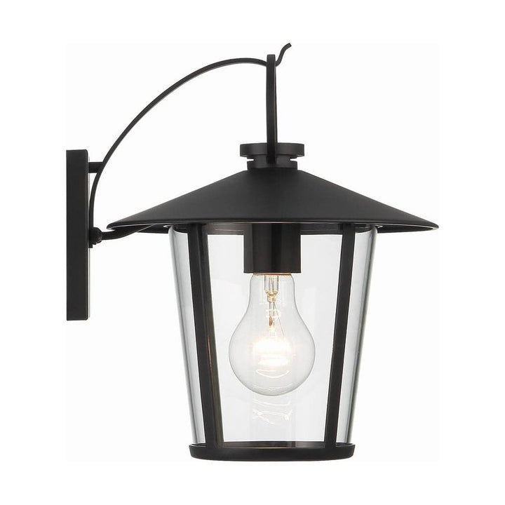 Andover 1 Light Outdoor Wall Mount-Crystorama Lighting Company-CRYSTO-AND-9201-CL-MK-Wall Lighting-2-France and Son