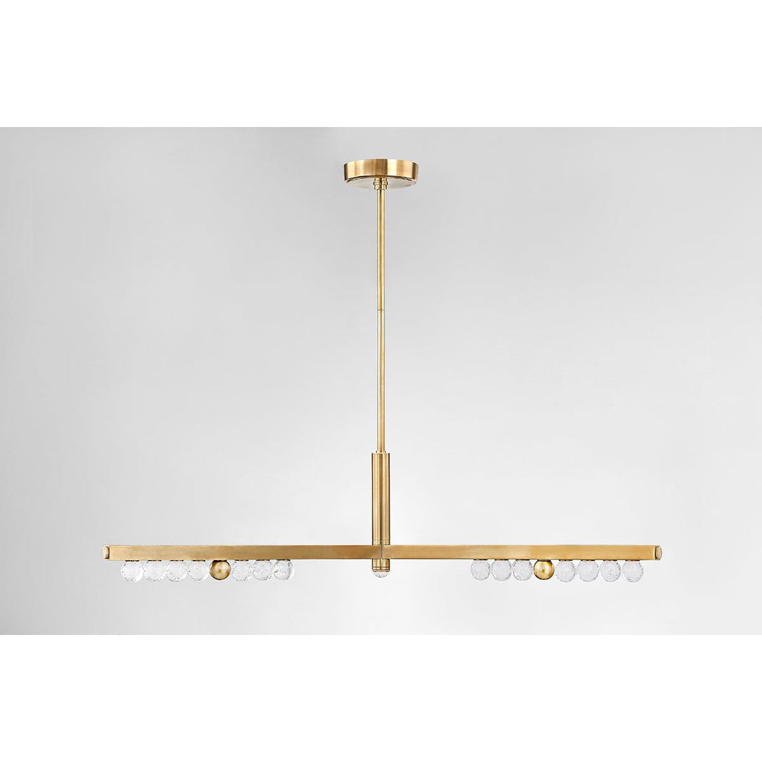 Annecy Linear - Vintage Brass 2 Lights