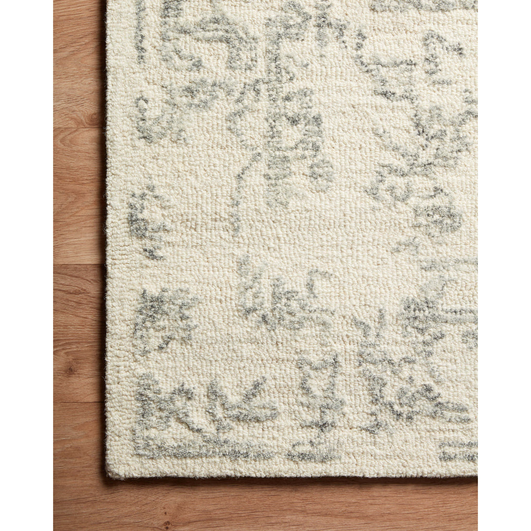 Magnolia Home By Joanna Gaines x Loloi Annie White / Grey 2'-6" x 7'-6" Runner Rug