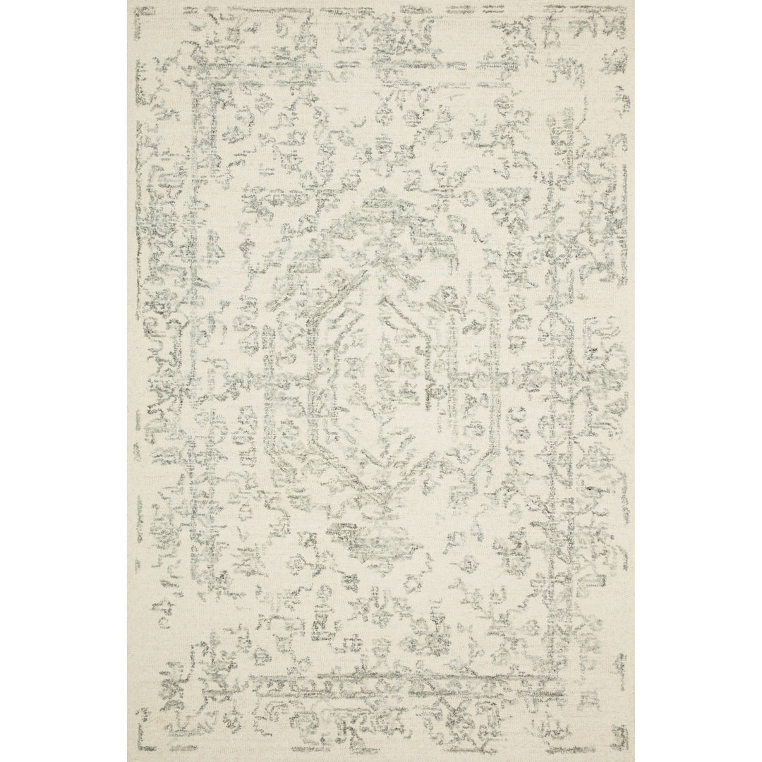 Magnolia Home By Joanna Gaines x Loloi Annie White / Grey 7'-9" x 9'-9" Area Rug