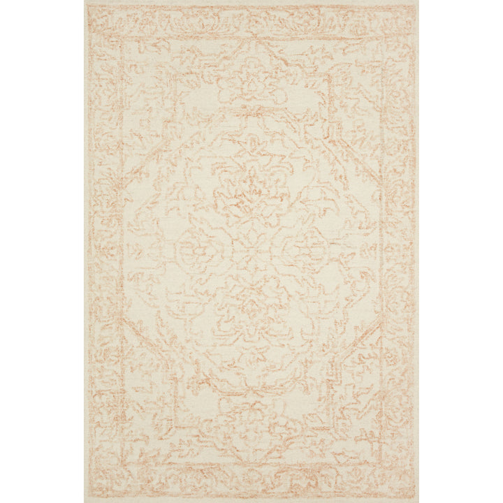 Magnolia Home By Joanna Gaines x Loloi Annie White / Pink 18" x 18" Sample Rug