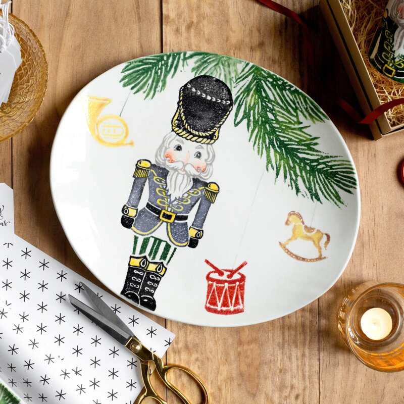 Nutcrackers Oval Platter