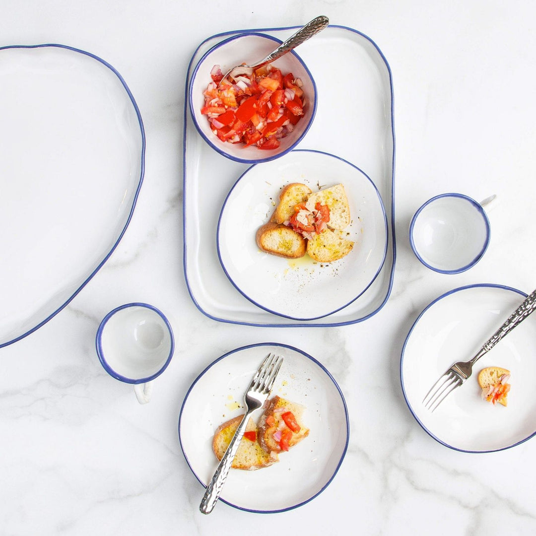 Aurora Edge Oval Platter