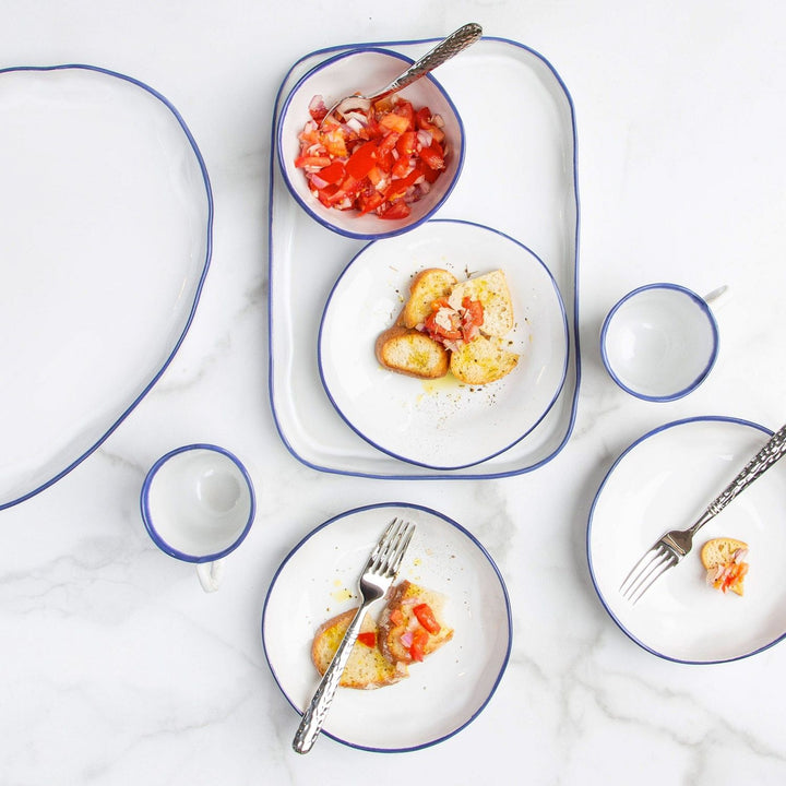 Aurora Edge Oval Platter