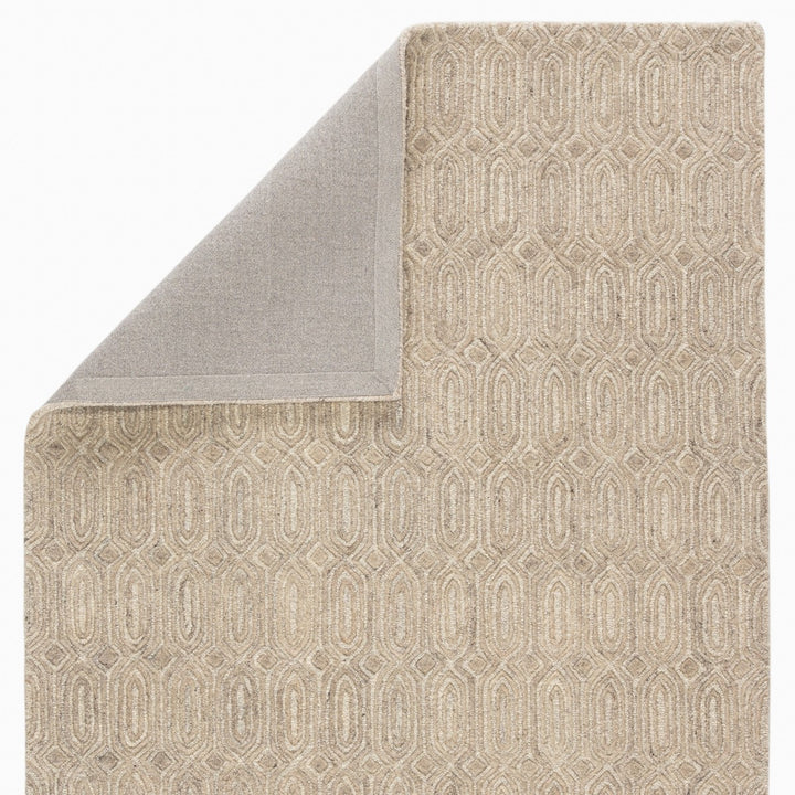 Jaipur Living Chaise Handmade Geometric Beige Area Rug (10'X14')