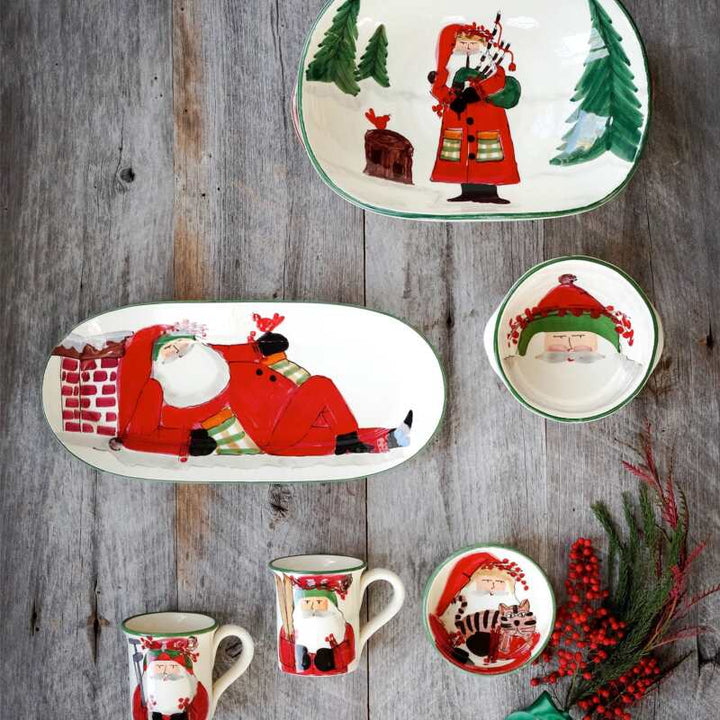 Old St. Nick Oval Platter