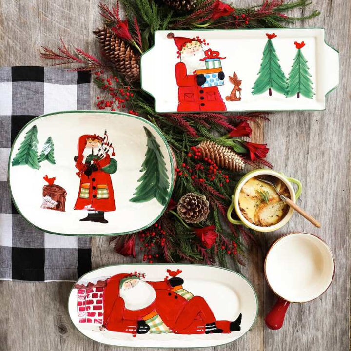 Old St. Nick Oval Platter