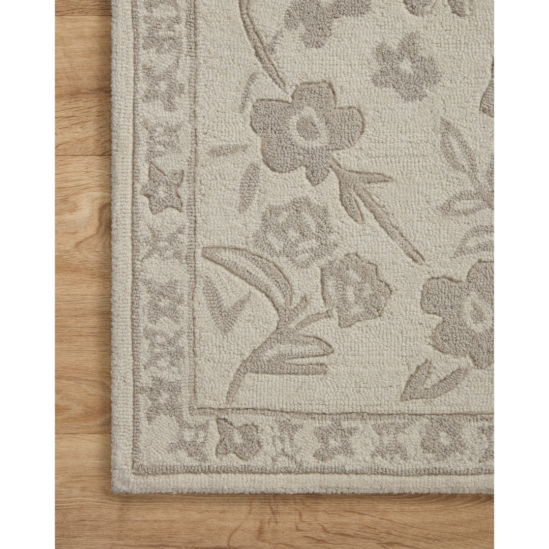 Rifle Paper Co. x Loloi Arboretum Ivory 18" x 18" Sample Rug