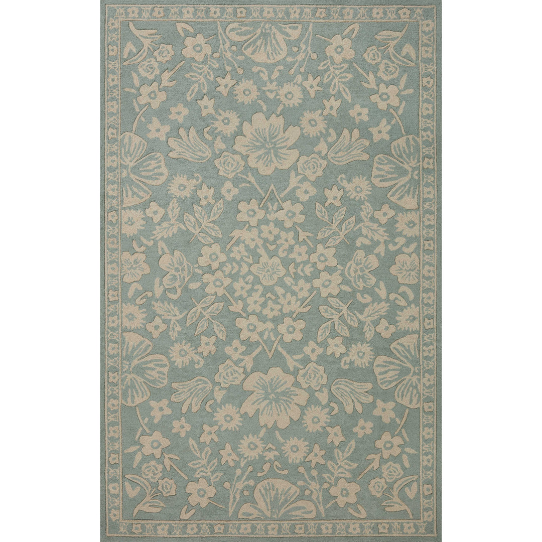 Rifle Paper Co. x Loloi Arboretum Jade 2'-3" x 5'-6" Accent Rug