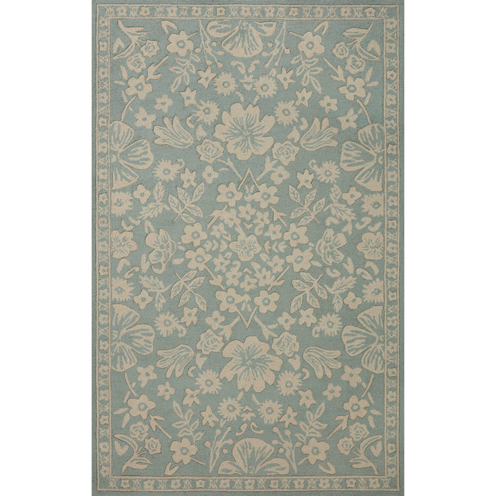 Rifle Paper Co. x Loloi Arboretum Jade 2'-3" x 5'-6" Accent Rug