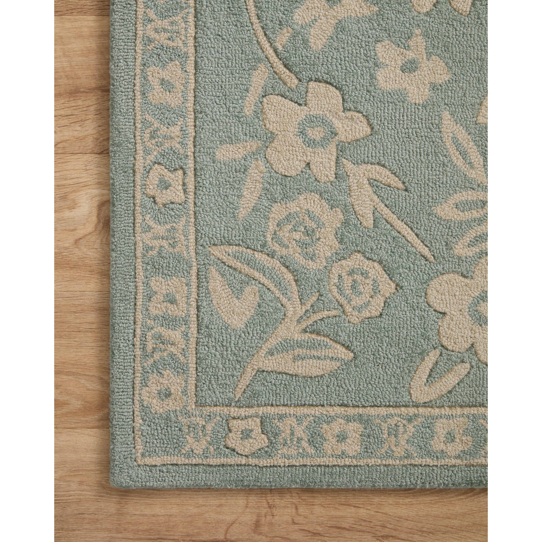 Rifle Paper Co. x Loloi Arboretum Jade 2'-3" x 5'-6" Accent Rug