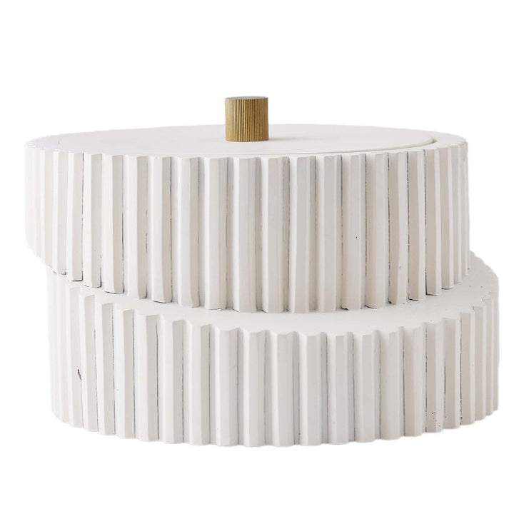 Decorative Objects Fiero Short Container - Gold