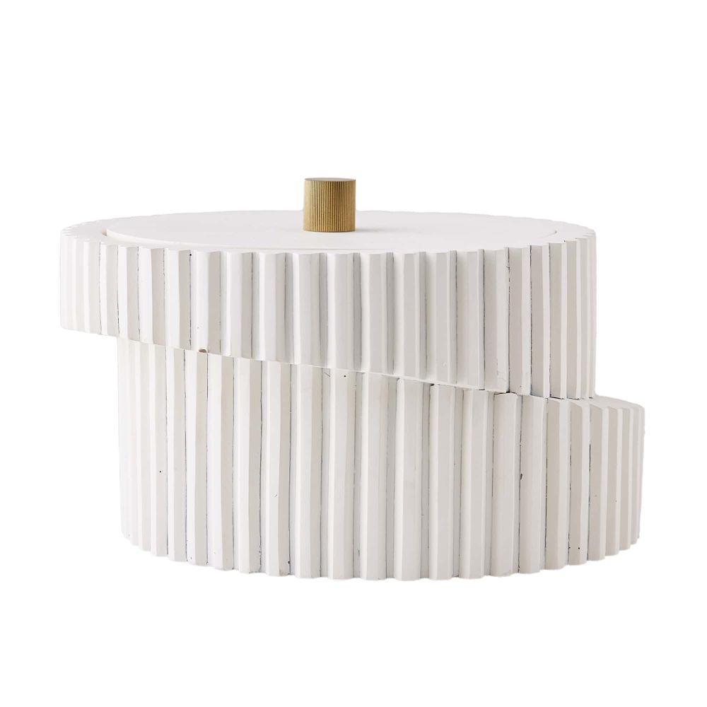 Decorative Objects Fiero Short Container - Gold