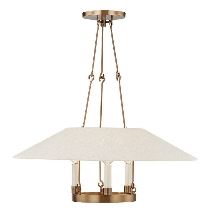 Archive Chandelier - Patina Brass