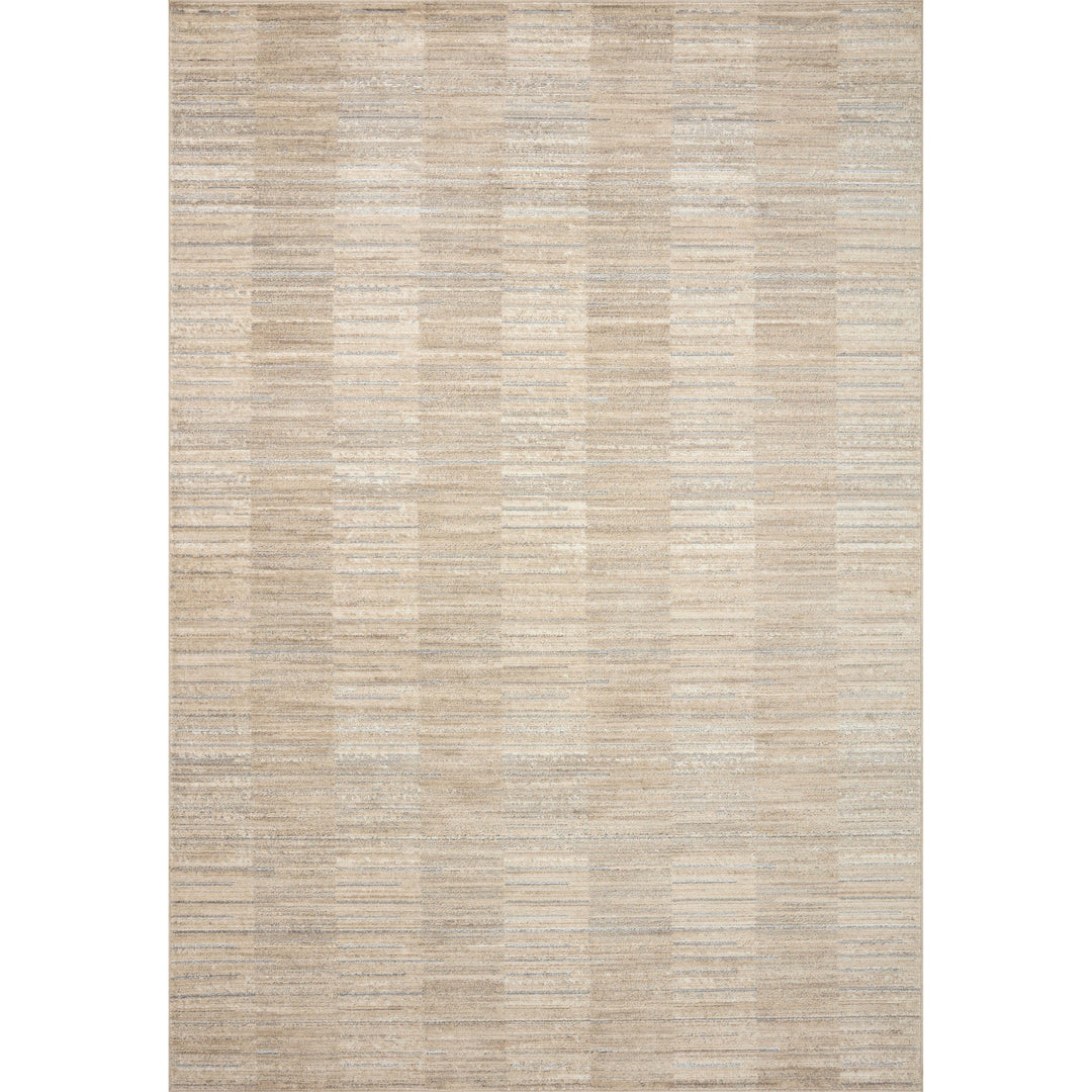 Loloi Arden Natural / Pebble 3'-7" x 5'-7" Accent Rug