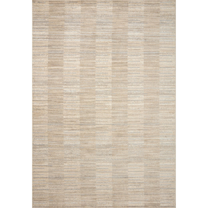 Loloi Arden Natural / Pebble 3'-7" x 5'-7" Accent Rug