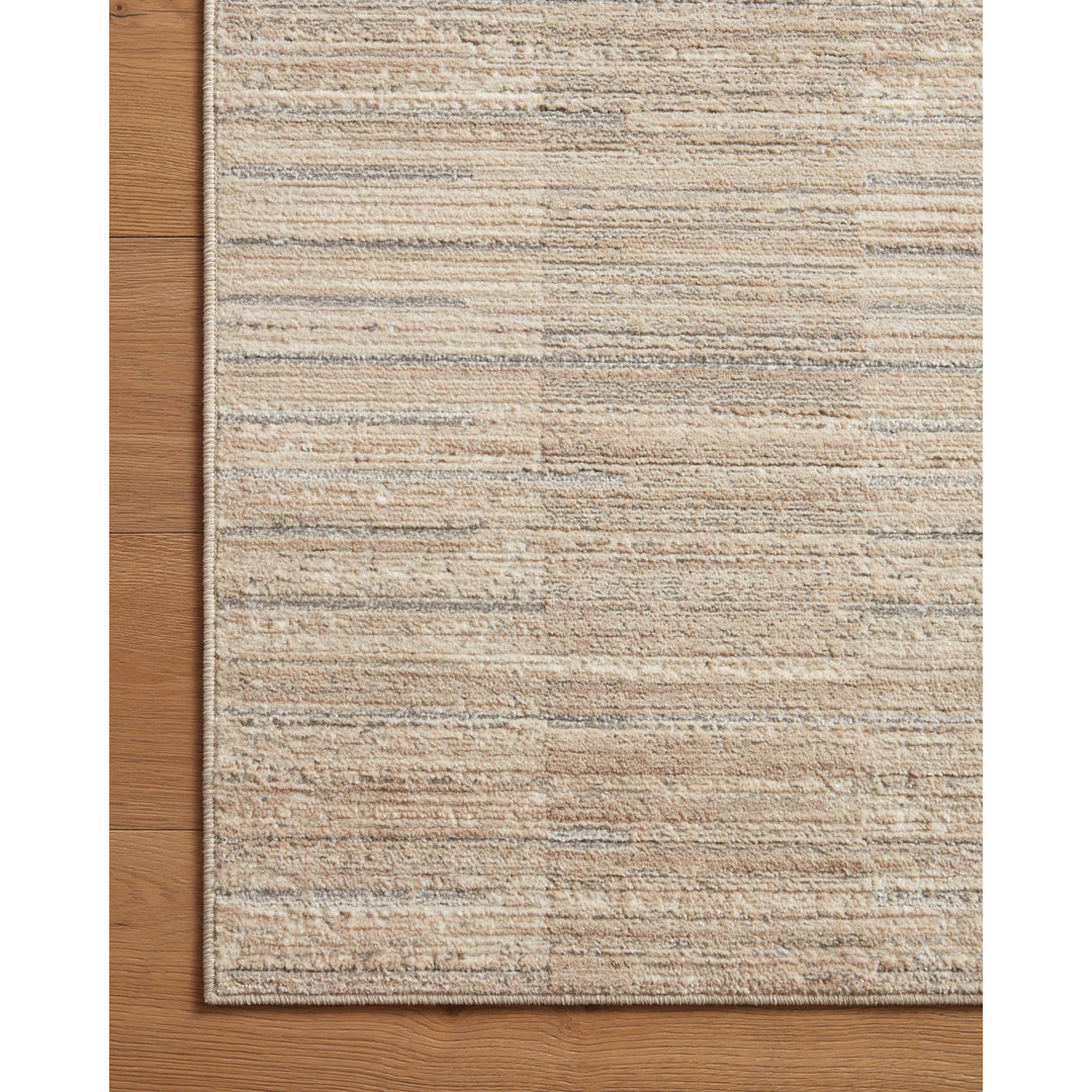 Loloi Arden Natural / Pebble 6'-3" x 9' Area Rug