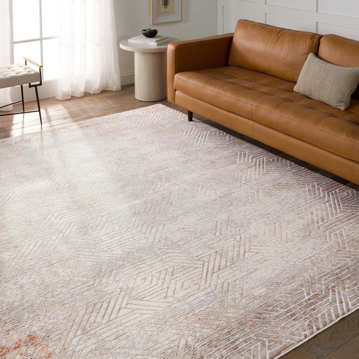 Jaipur Living Venture Geometric Tan/ Gray Area Rug (8'X10')