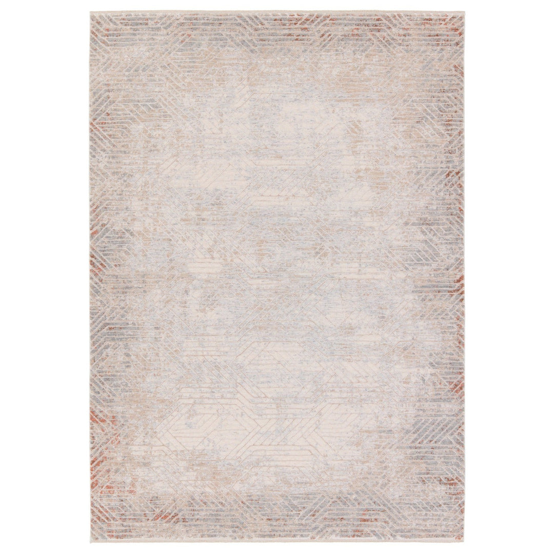 Jaipur Living Venture Geometric Tan/ Gray Area Rug (5'X8')