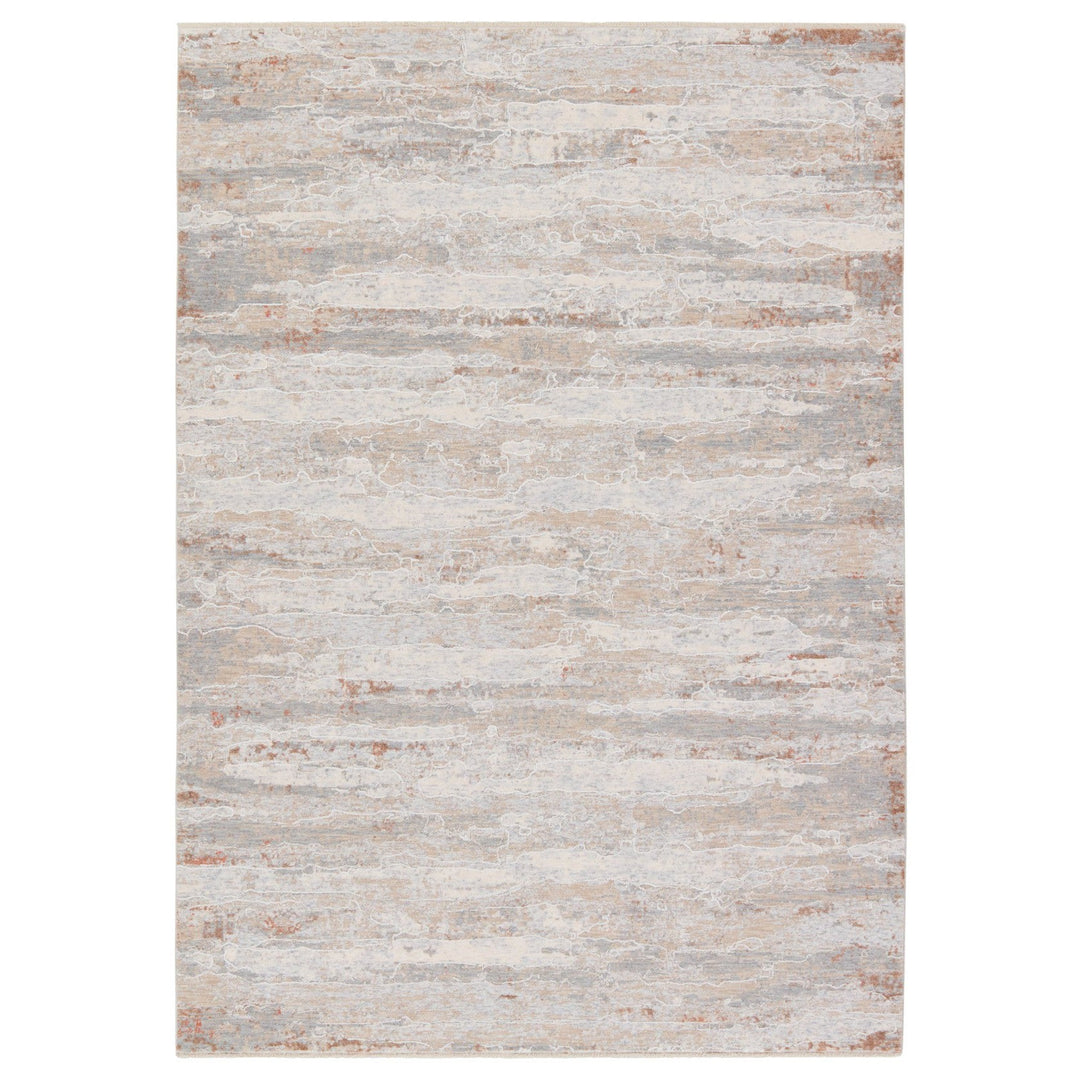 Jaipur Living Taroko Abstract Tan/ Cream Runner Rug (3'X10')