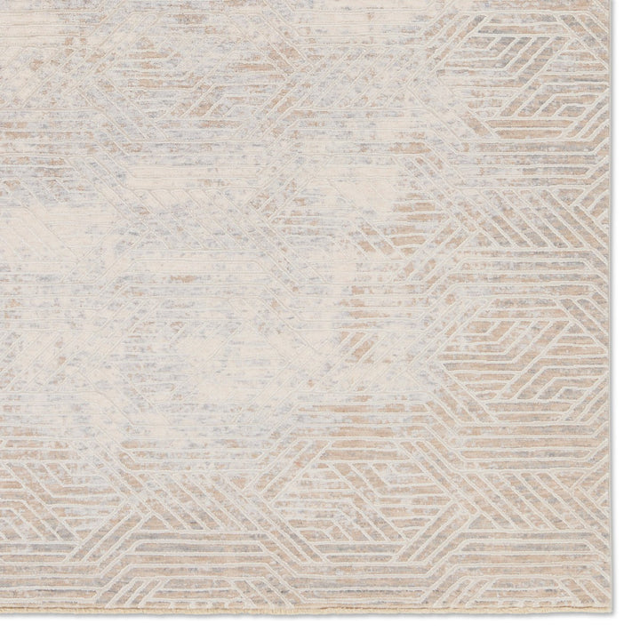 Jaipur Living Olympian Geometric Tan/ Gray Runner Rug (3'X10')