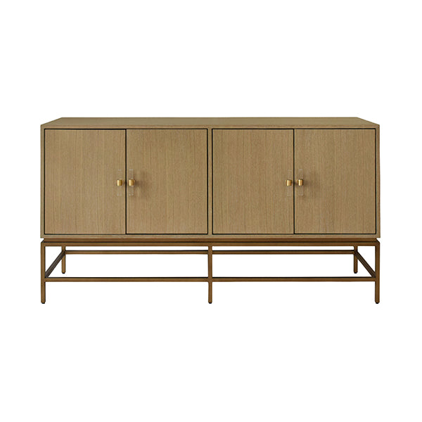 Sideboards & Credenzas Ariel Four Door Buffet In Cerused Oak