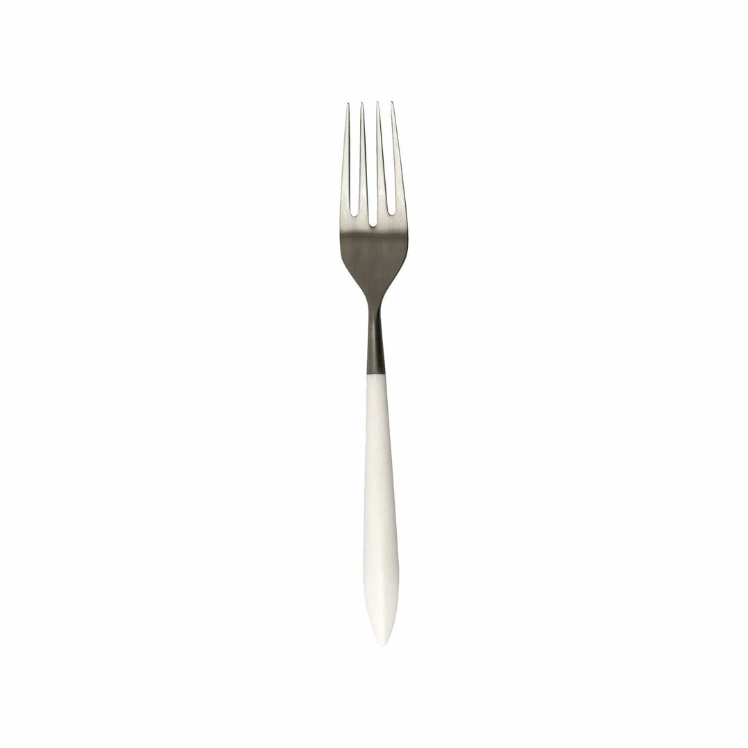 Ares Argento Serving Fork - White