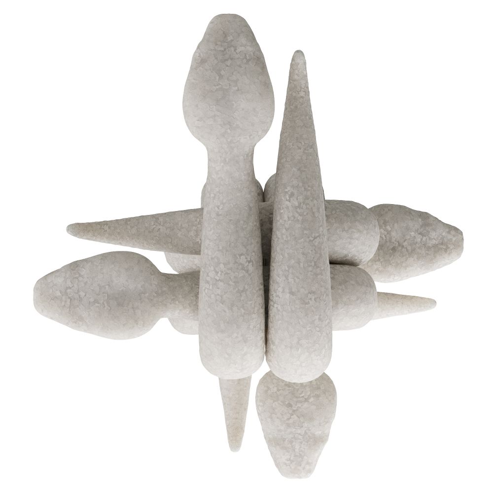 Decorative Objects Nexar Sculpture - White