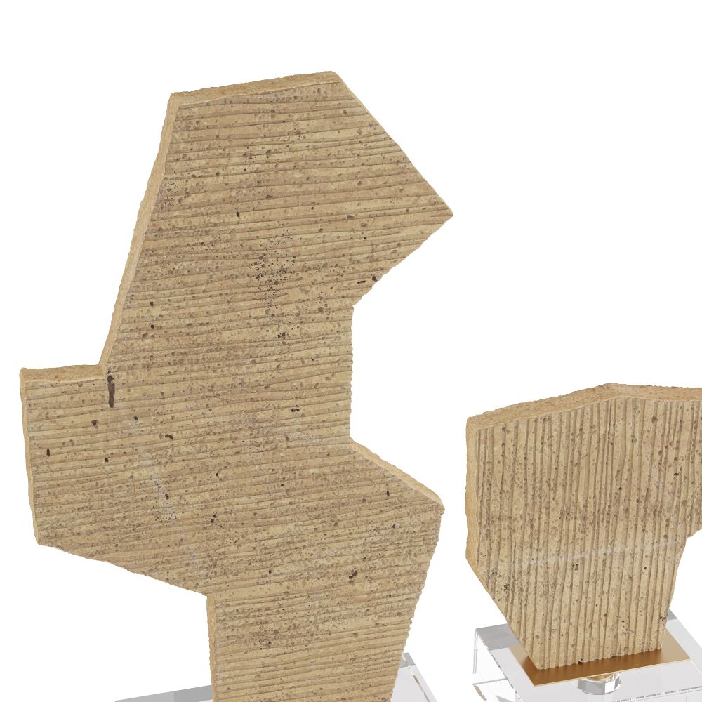Selaya Sculptures, Set of 2 - Gold