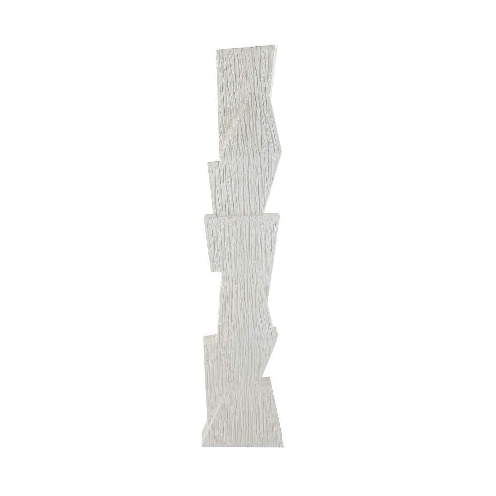Decorative Objects Donnell Floor Sculpture - White