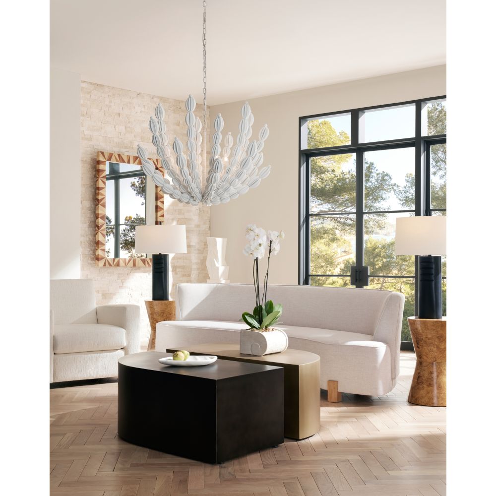 Decorative Objects Donnell Floor Sculpture - White
