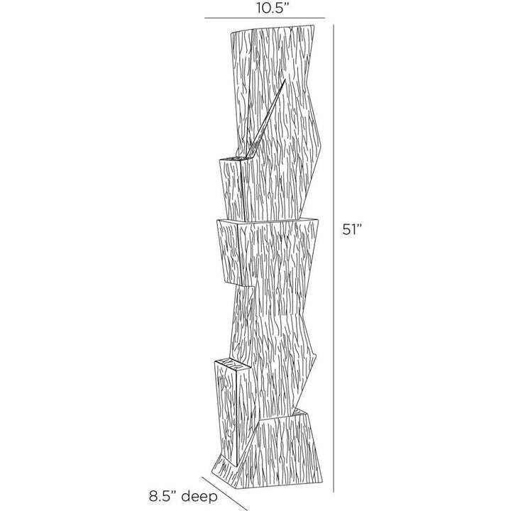 Donnell Floor Sculpture - White