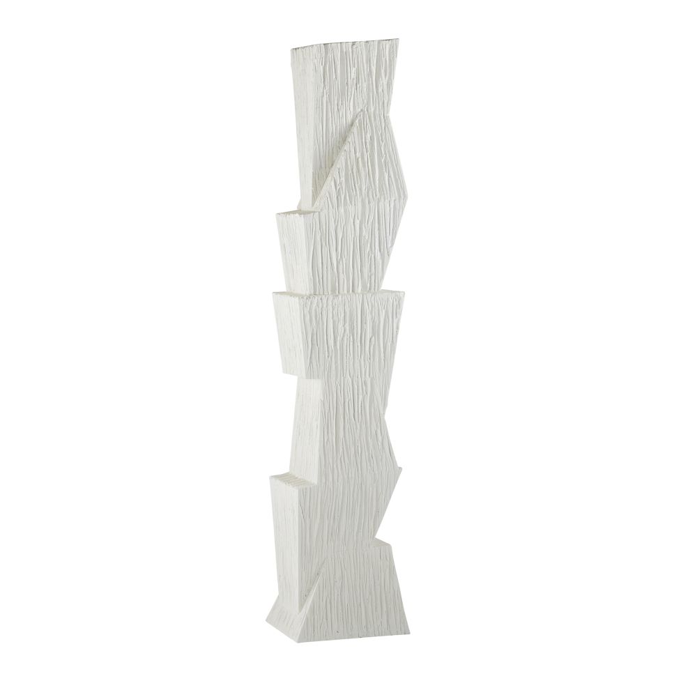 Decorative Objects Donnell Floor Sculpture - White