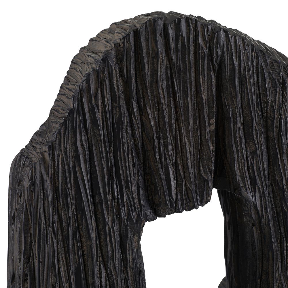 Santiago Floor Sculpture - Black