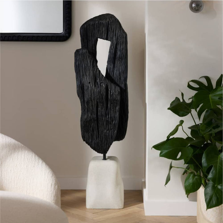 Decorative Objects Santiago Floor Sculpture - Black