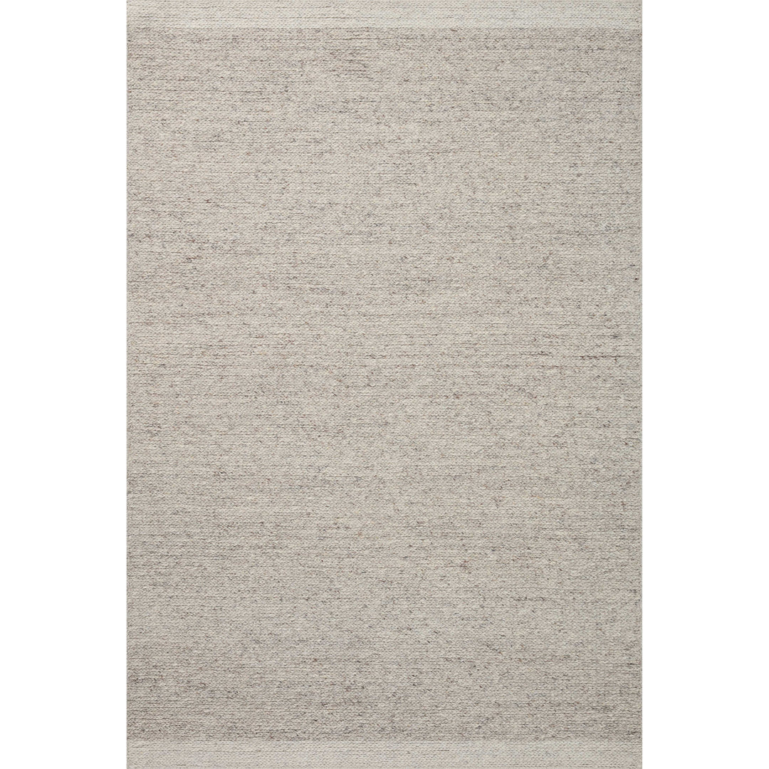 Magnolia Home by Joanna Gaines x Loloi Ashby Silver / Ivory 18" x 18" Sample Rug